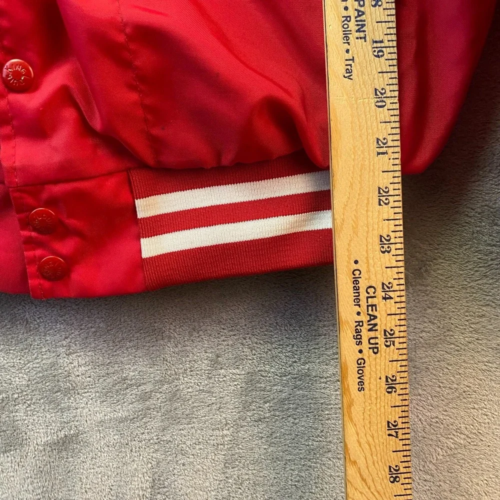 Vintage King Louie 1989 BSA Jamboree Jacket M Red Nylon USA
